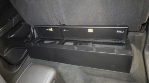 GMC Canyon Underseat Lockbox - Rear - Tuffy Products - Full Width with Pry-Guard Locking System - `14-`22